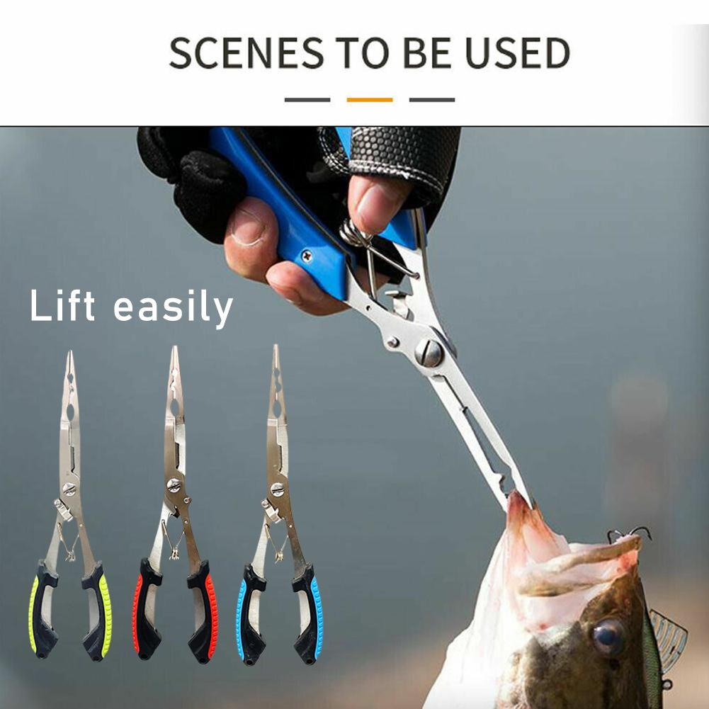 Fishing Pliers Long Nose Stain - Fishing Hook Remover review and price