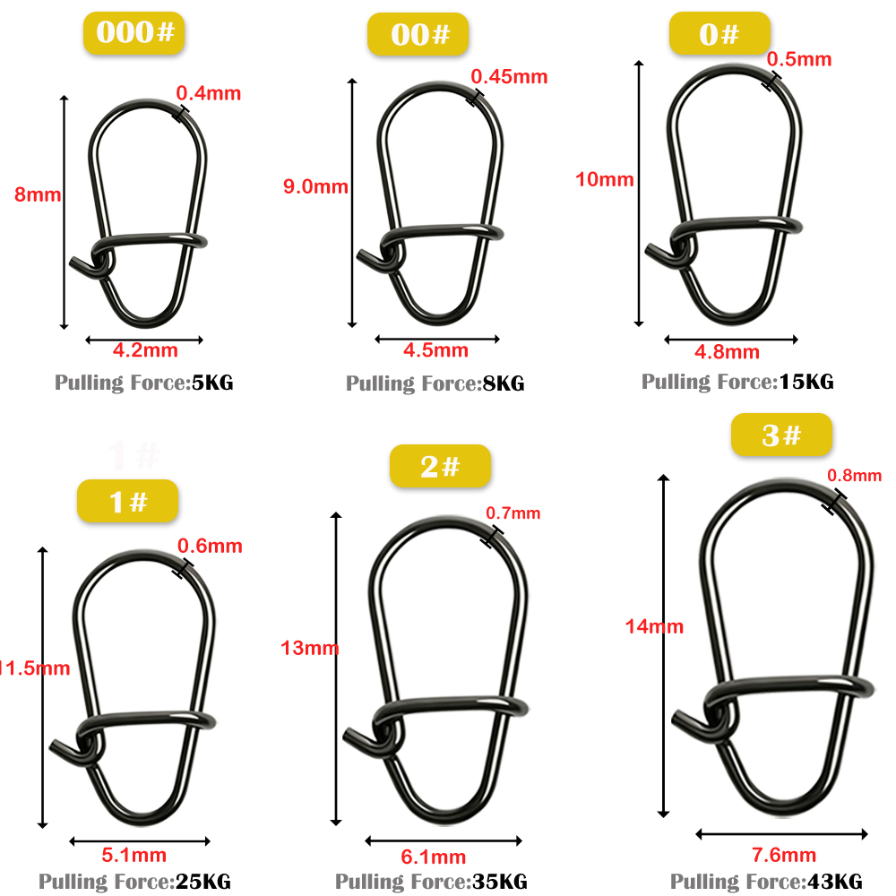 GOBAIT 100Pcs Black Stainless  - Fishing Hook Remover review and price